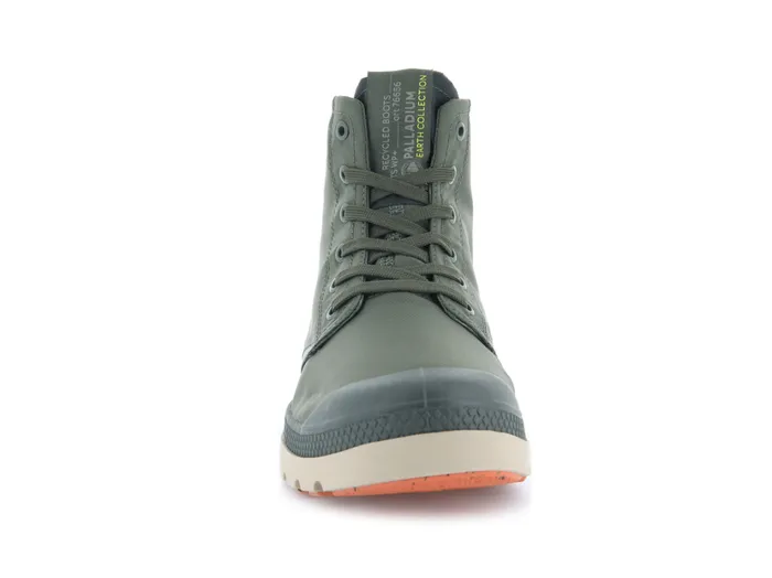 Women Boots PALLADIUM PAMPA LITE RECYCLE WP Olive Nightbeluga