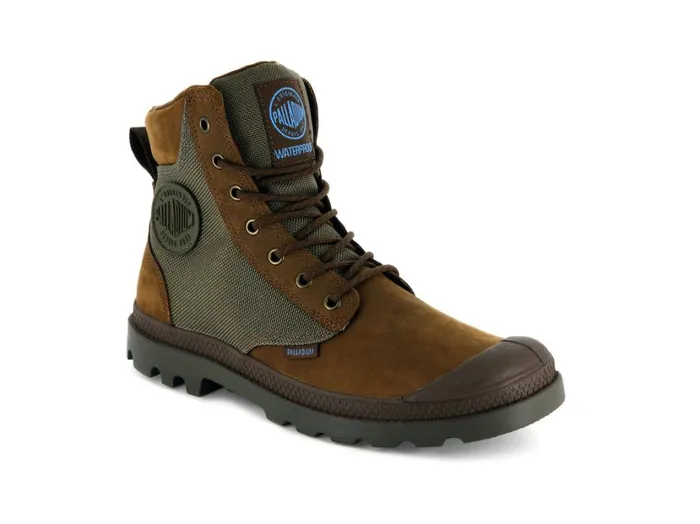 Women Boots PALLADIUM PAMPA SPORT CUFF WPN Bridle Brownmoon Mist Women Boots PALLADIUM PAMPA SPORT CUFF WPN Bridle Brownmoon Mist
