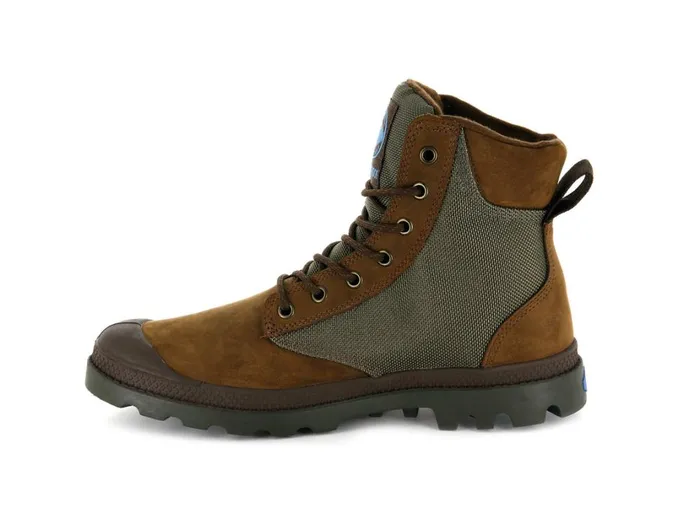Women Boots PALLADIUM PAMPA SPORT CUFF WPN Bridle Brownmoon Mist Women Boots PALLADIUM PAMPA SPORT CUFF WPN Bridle Brownmoon Mist