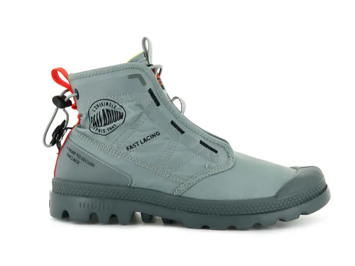 Women Boots PALLADIUM PAMPA TRAVEL LITE Slate Gray