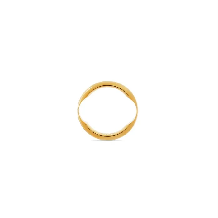 Women Bracelets and Rings Balenciaga Maxi Band Ring In Gold