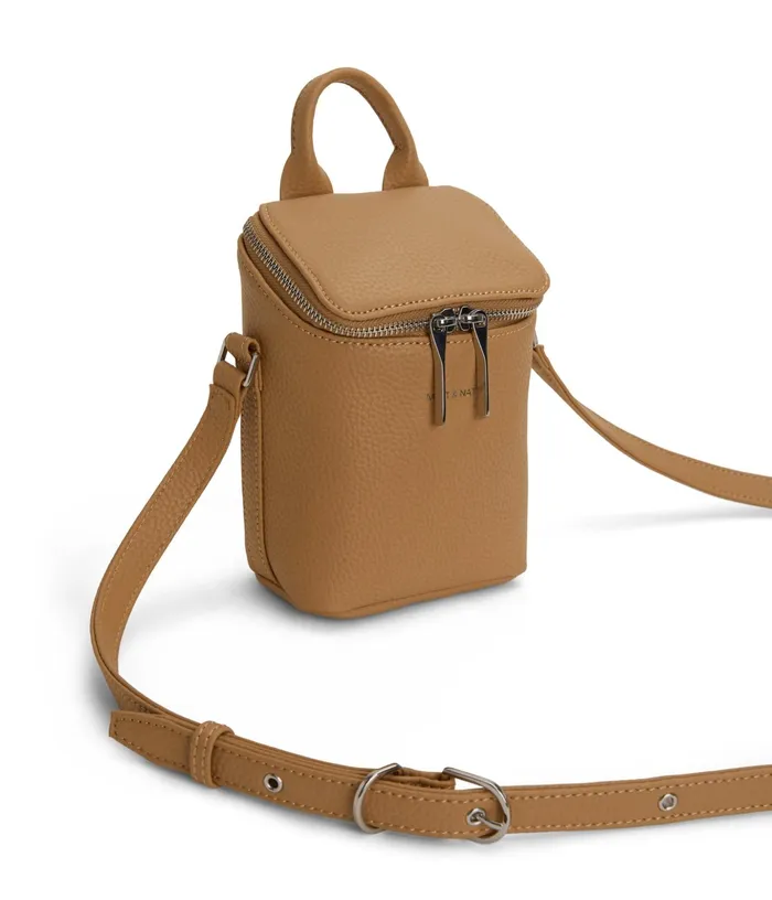 Women Brave Micro Vegan Crossbody Bag 8211 Purity Scone Matt and Nat Crossbody