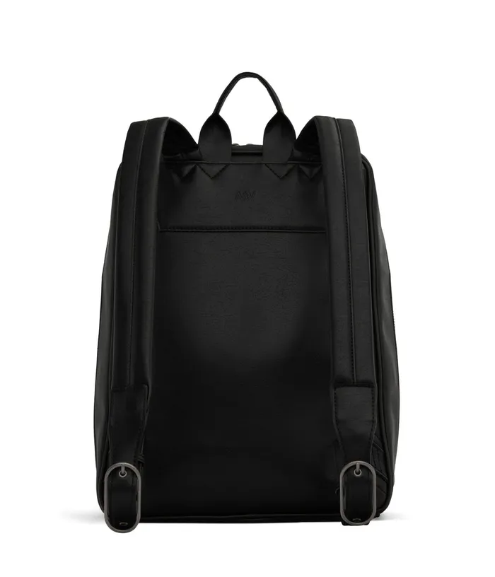 Women Bremen Vegan Backpack 8211 Vintage Black Matt and Nat Backpacks