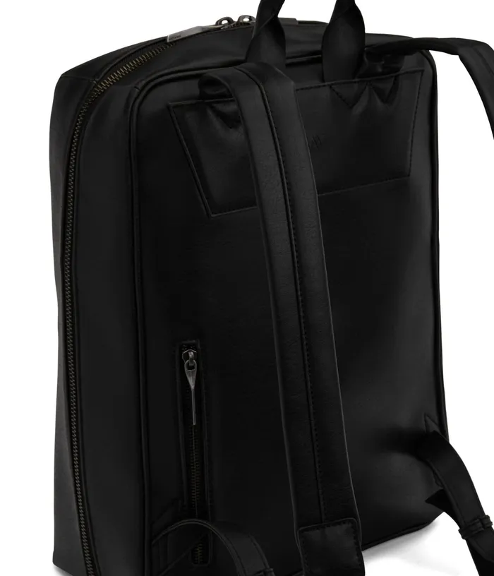 Women Bremen Vegan Backpack 8211 Vintage Black Matt and Nat Backpacks