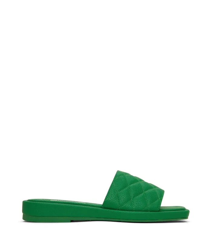 Women Brie Vegan Sandals Green Matt and Nat Sandals