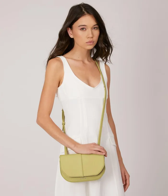 Women Buda Vegan Crossbody Bag 8211 Purity Black Matt and Nat Crossbody
