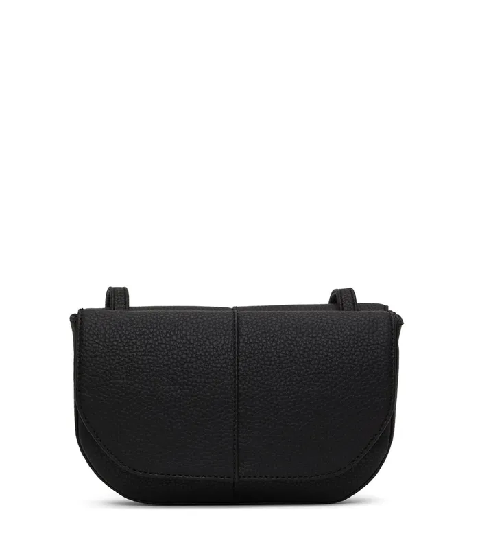 Women Buda Vegan Crossbody Bag 8211 Purity Black Matt and Nat Crossbody