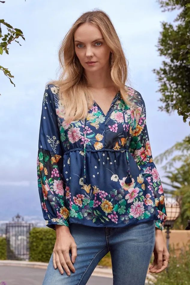 Women BURSTING ECHO BLOUSE Bursting Johnny Was Tops Women BURSTING ECHO BLOUSE Bursting Johnny Was Tops