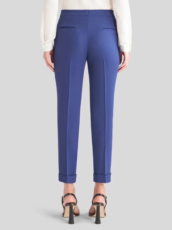 Women Cady Cigarette Trousers Etro Trousers
