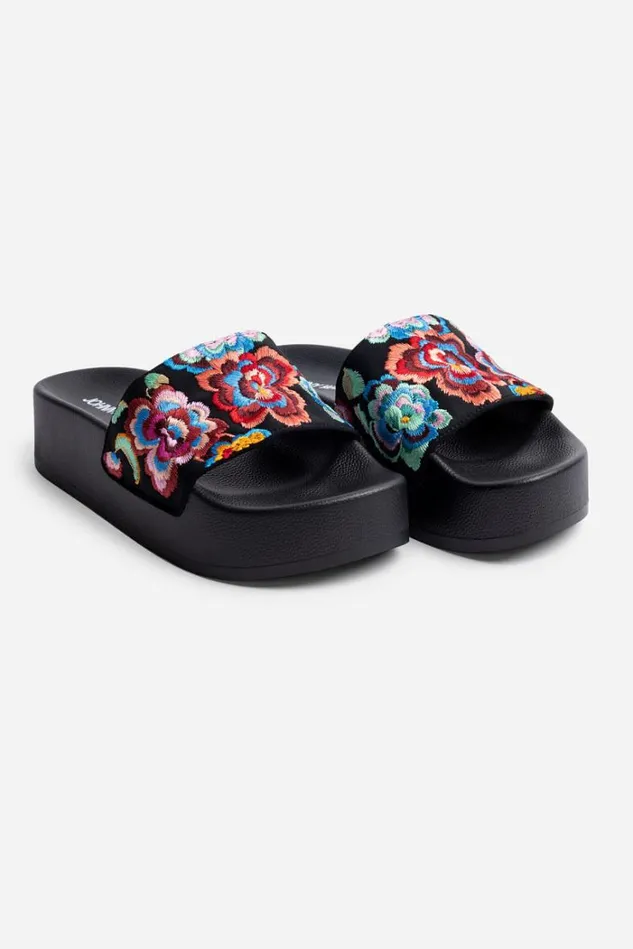 Women CALANTHE PLATFORM SLIDE Calanthe Johnny Was Shoes