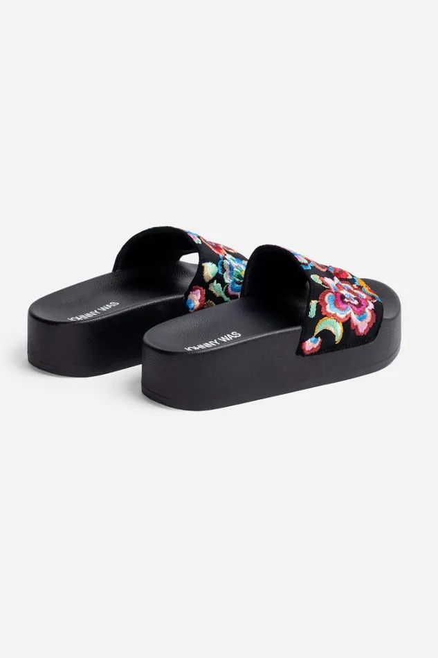 Women CALANTHE PLATFORM SLIDE Calanthe Johnny Was Shoes