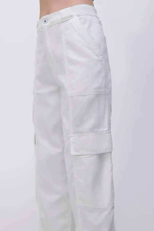 Women Calista Denim White Jonathan Simkhai Pants and Bottoms