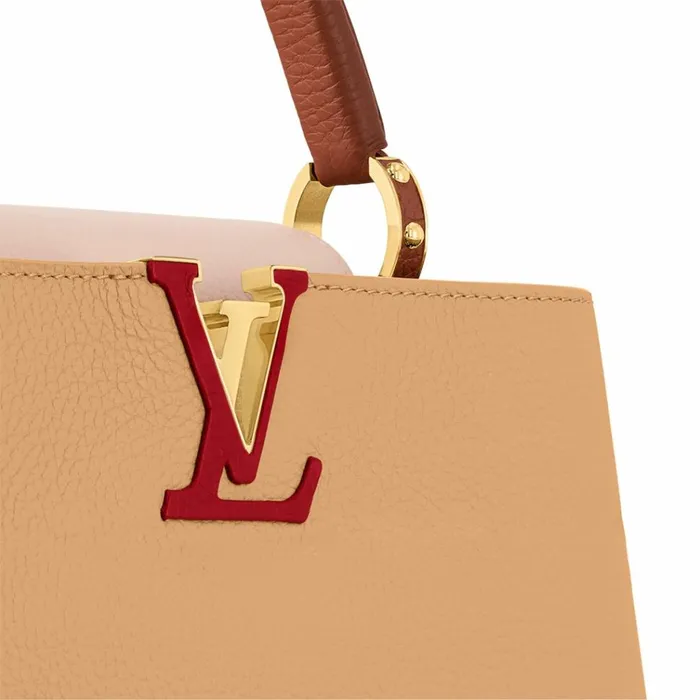 Women Capucines Bag Louis Vuitton Louis Vuitton M20784 Capucines MM Arizona Wood 8211 Louis Vuitton Handbag Store