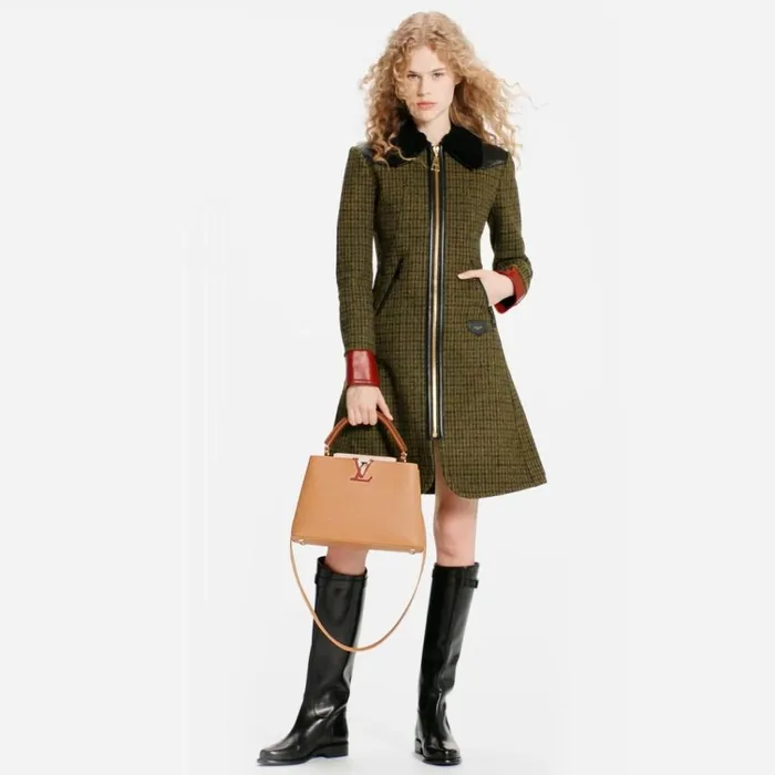 Women Capucines Bag Louis Vuitton Louis Vuitton M20784 Capucines MM Arizona Wood 8211 Louis Vuitton Handbag Store