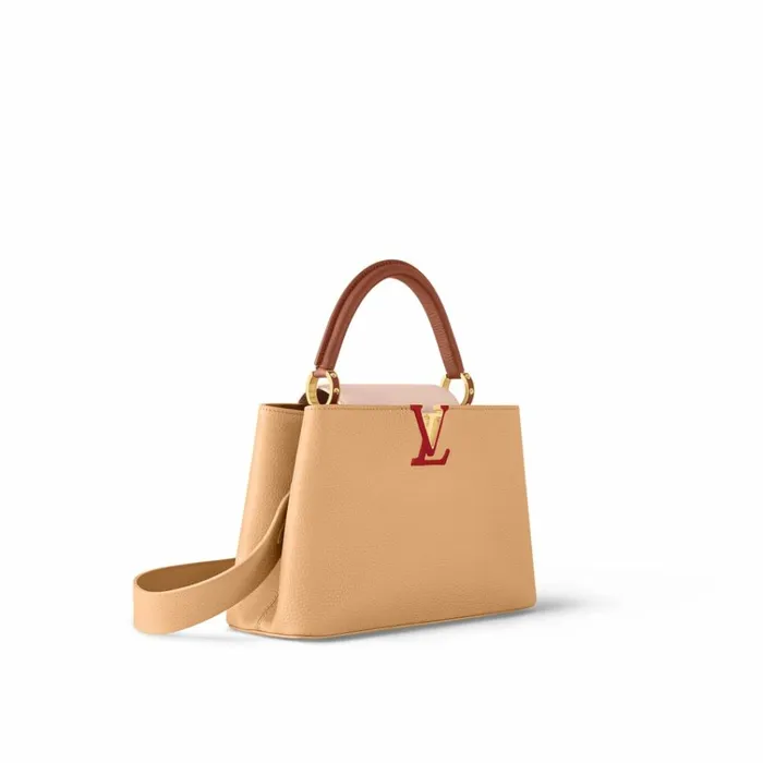 Women Capucines Bag Louis Vuitton Louis Vuitton M20784 Capucines MM Arizona Wood 8211 Louis Vuitton Handbag Store