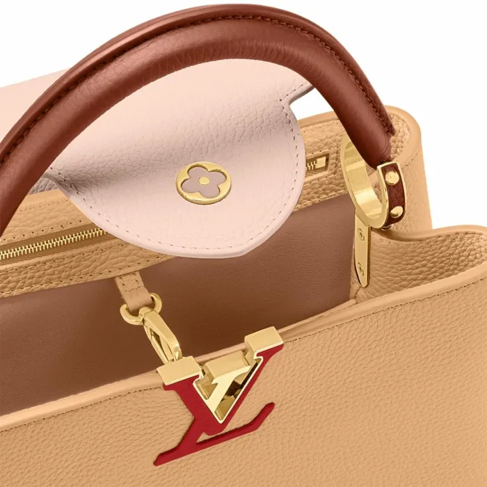 Women Capucines Bag Louis Vuitton Louis Vuitton M20784 Capucines MM Arizona Wood 8211 Louis Vuitton Handbag Store