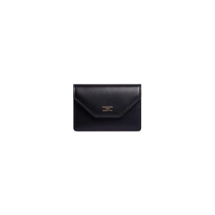 Women Card Holders Balenciaga Envelope Accordeon Holder In Black