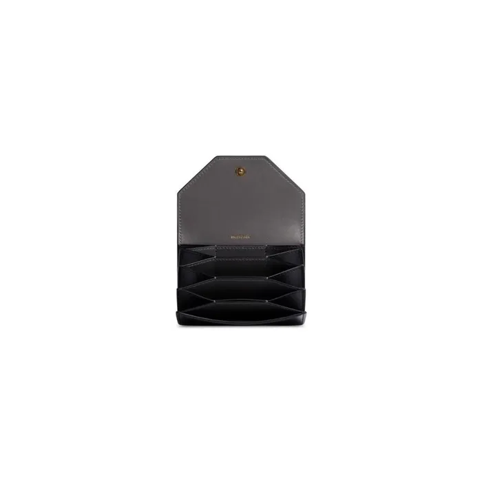 Women Card Holders Balenciaga Envelope Accordeon Holder In Black