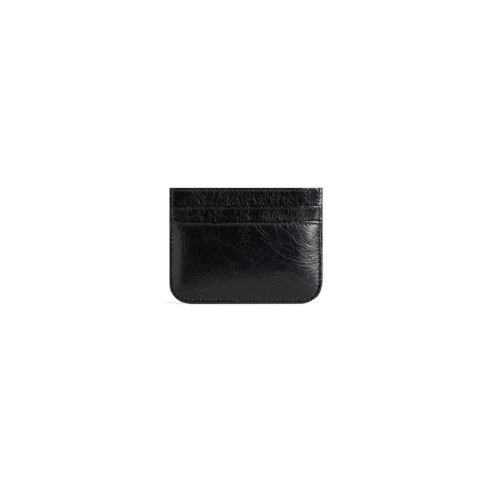 Women Card Holders Balenciaga Monaco Card Holder In Black