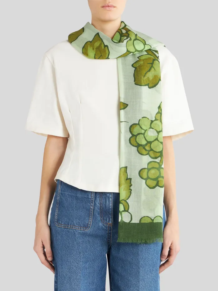 Women Cashmere Scarf Etro Scarves And Silk