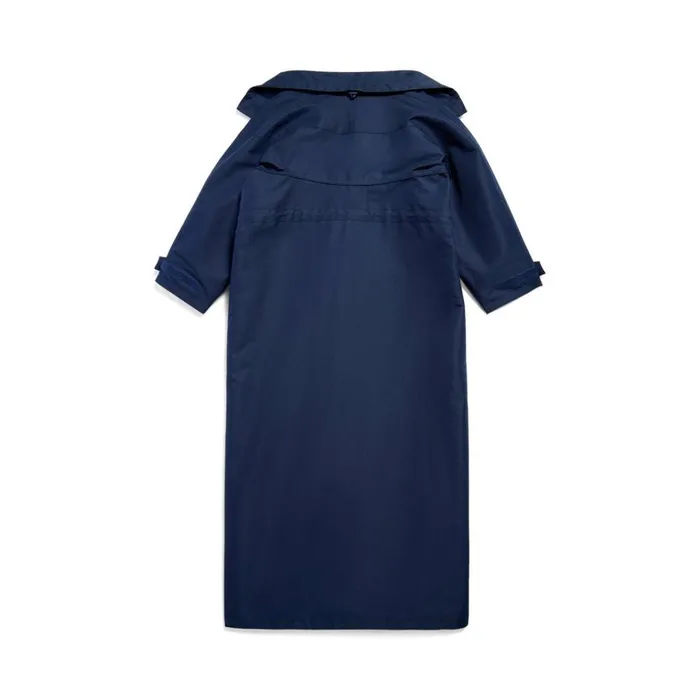 Women Coats and Jackets Balenciaga Swing Maxi Parka In Dark Blue