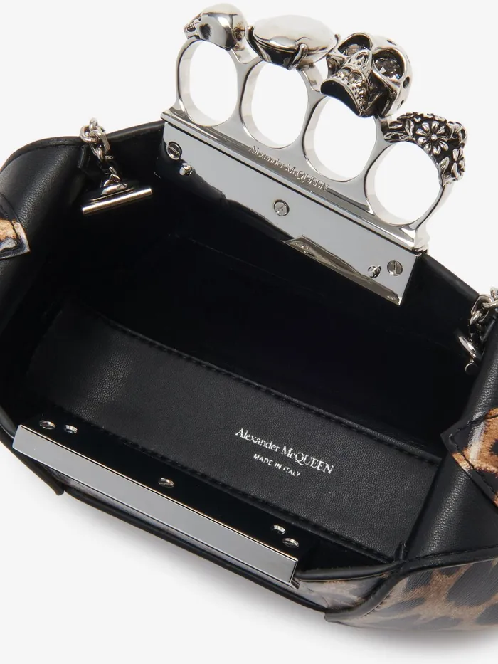 Women Crossbody Bags Alexander McQueen The Jewelled Hobo Mini Bag Naturalblack