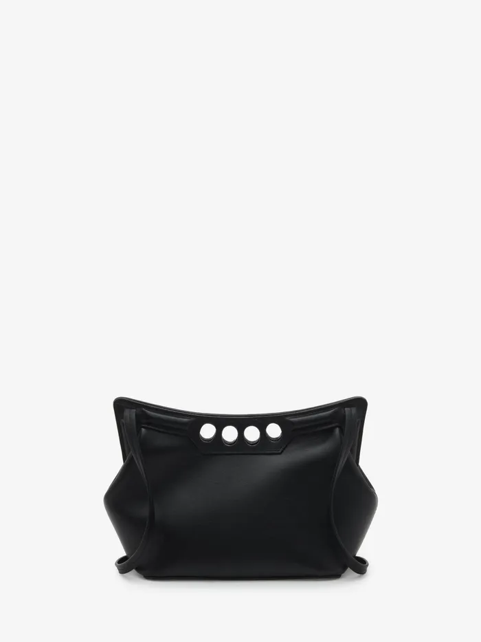 Women Crossbody Bags Alexander McQueen The Peak Bag Mini Black