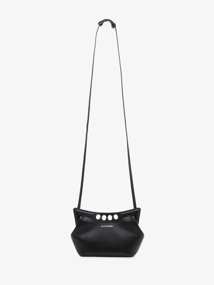 Women Crossbody Bags Alexander McQueen The Peak Bag Mini Black