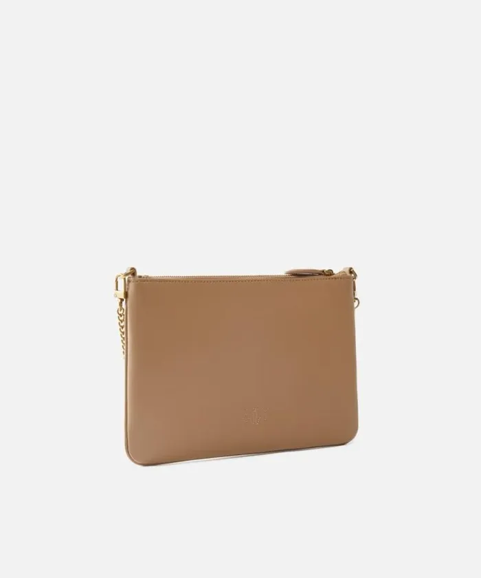 Women Crossbody Bags Pinko Classic Flat Love Bag Simply Ginger Biscuitantique Gold Women Crossbody Bags Pinko Classic Flat Love Bag Simply Ginger Biscuitantique Gold