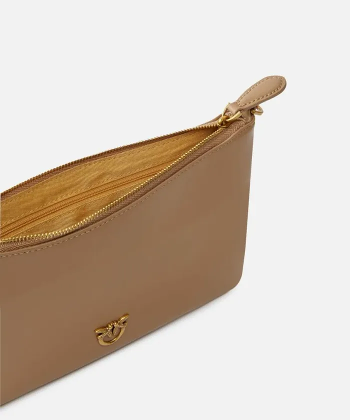 Women Crossbody Bags Pinko Classic Flat Love Bag Simply Ginger Biscuitantique Gold Women Crossbody Bags Pinko Classic Flat Love Bag Simply Ginger Biscuitantique Gold