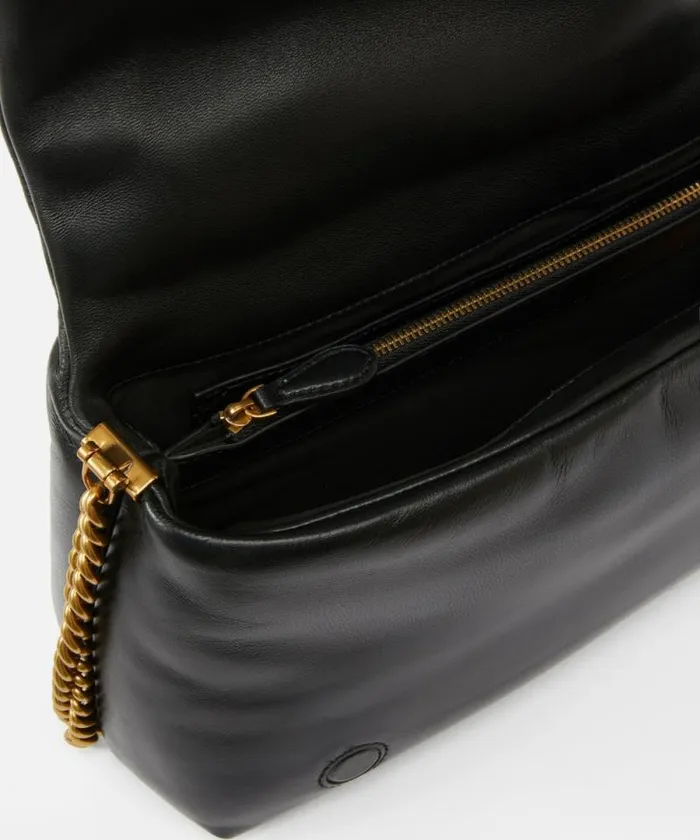 Women Crossbody Bags Pinko Classic LoveBag Click Puff Limo Black Block Colour Women Crossbody Bags Pinko Classic LoveBag Click Puff Limo Black Block Colour