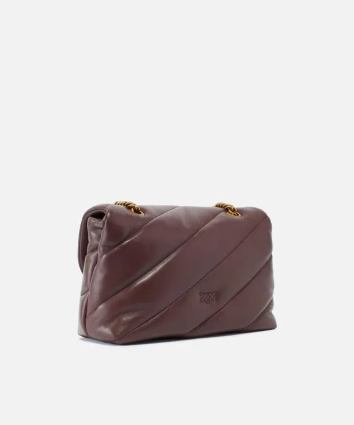 Women Crossbody Bags Pinko Classic Love Bag Puff Maxi Quilt Choc Bitterantiquegold Women Crossbody Bags Pinko Classic Love Bag Puff Maxi Quilt Choc Bitterantiquegold