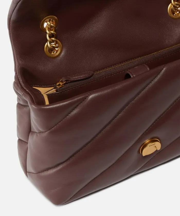 Women Crossbody Bags Pinko Classic Love Bag Puff Maxi Quilt Choc Bitterantiquegold Women Crossbody Bags Pinko Classic Love Bag Puff Maxi Quilt Choc Bitterantiquegold