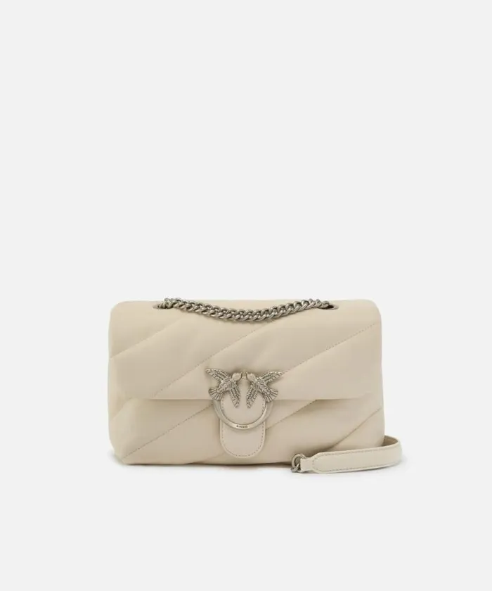 Women Crossbody Bags Pinko Classic Love Bag Puff Maxi Quilt Whitewhiteold Silver Women Crossbody Bags Pinko Classic Love Bag Puff Maxi Quilt Whitewhiteold Silver
