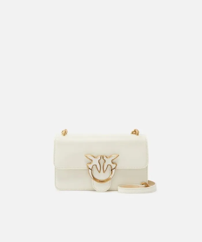 Women Crossbody Bags Pinko Love Bag Small Leathereffect Crossbody Bag Whitewhiteantique Gold Women Crossbody Bags Pinko Love Bag Small Leathereffect Crossbody Bag Whitewhiteantique Gold