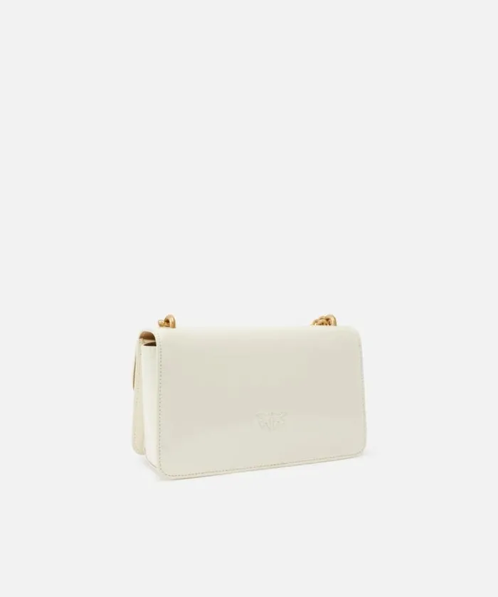 Women Crossbody Bags Pinko Love Bag Small Leathereffect Crossbody Bag Whitewhiteantique Gold Women Crossbody Bags Pinko Love Bag Small Leathereffect Crossbody Bag Whitewhiteantique Gold