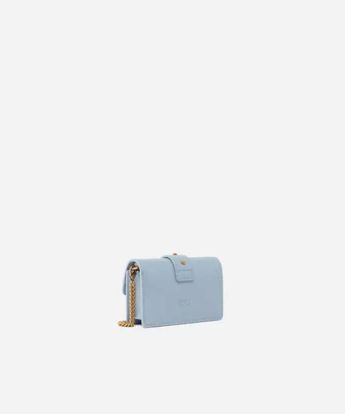 Women Crossbody Bags Pinko Micro Love Bag One Simply Lightblueantique Gold Women Crossbody Bags Pinko Micro Love Bag One Simply Lightblueantique Gold