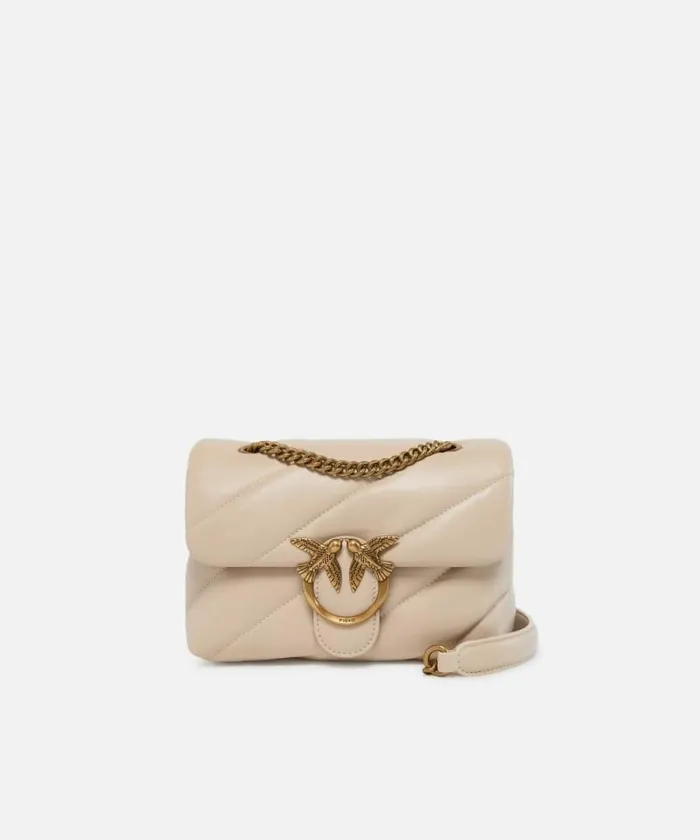 Women Crossbody Bags Pinko Mini Love Bag Puff Maxi Quilt Beigesmoke Greyantiquegold Women Crossbody Bags Pinko Mini Love Bag Puff Maxi Quilt Beigesmoke Greyantiquegold