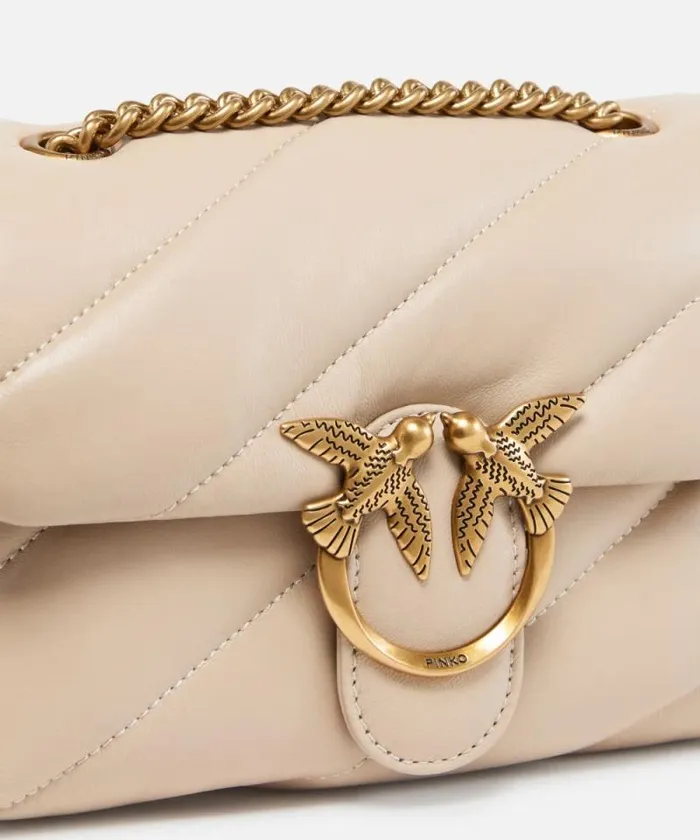 Women Crossbody Bags Pinko Mini Love Bag Puff Maxi Quilt Beigesmoke Greyantiquegold Women Crossbody Bags Pinko Mini Love Bag Puff Maxi Quilt Beigesmoke Greyantiquegold