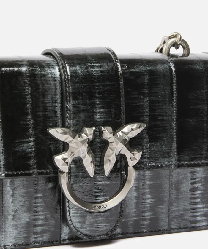 Women Crossbody Bags Pinko PINKO Galleria Ombre Mini Love Bag Crossbody Bag Silverblackold Silver Women Crossbody Bags Pinko PINKO Galleria Ombre Mini Love Bag Crossbody Bag Silverblackold Silver