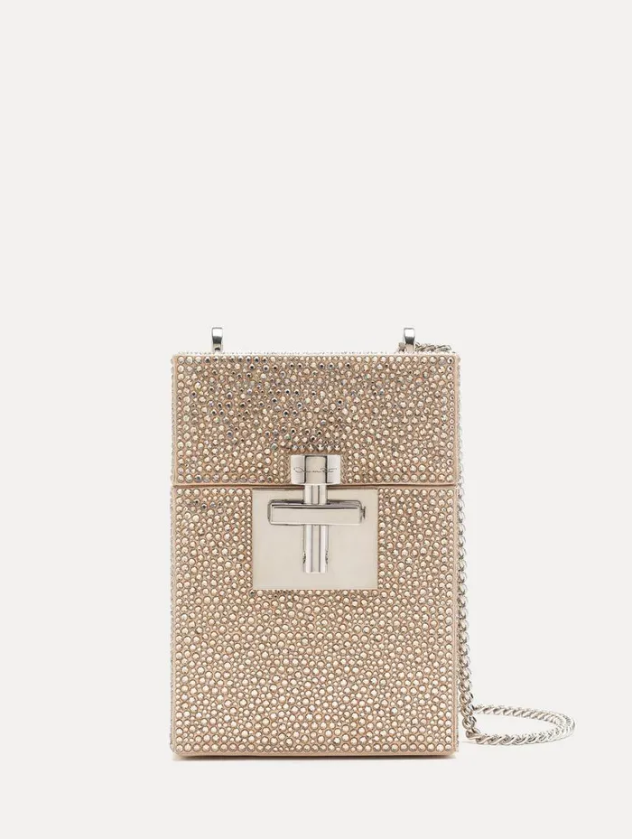 Women Crystal Pav Alibi Cube Champagne Oscar De La Renta Handbags Women Crystal Pav Alibi Cube Champagne Oscar De La Renta Handbags