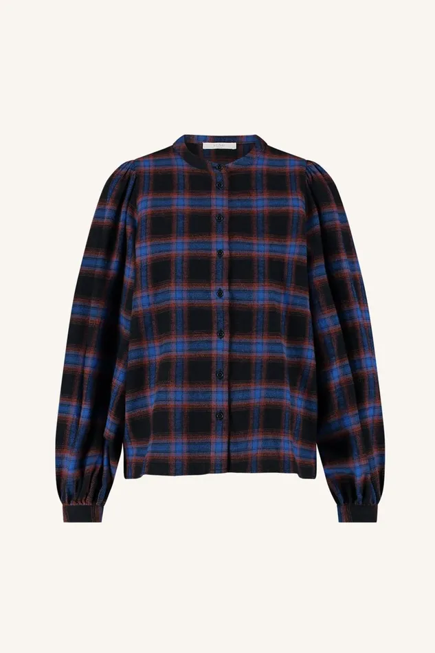 Women Day Check Blouse Kingsblue Bybar Blouses