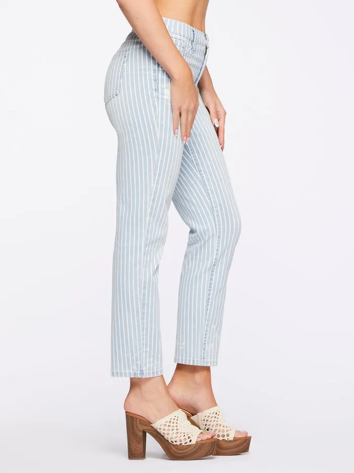 Women Denim Jessica Simpson Spotlight High Rise Straight Jeans In Cityscape