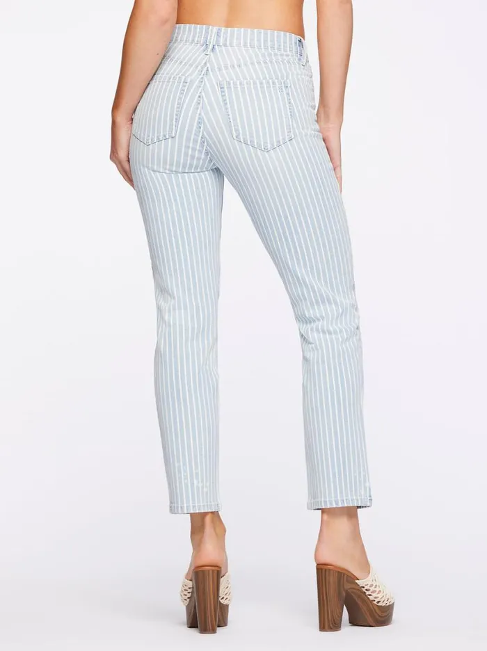 Women Denim Jessica Simpson Spotlight High Rise Straight Jeans In Cityscape