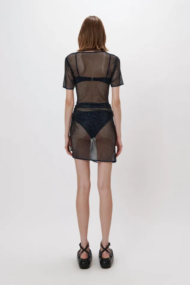 Women Doris Sarong Midnight Jonathan Simkhai Pants and Bottoms