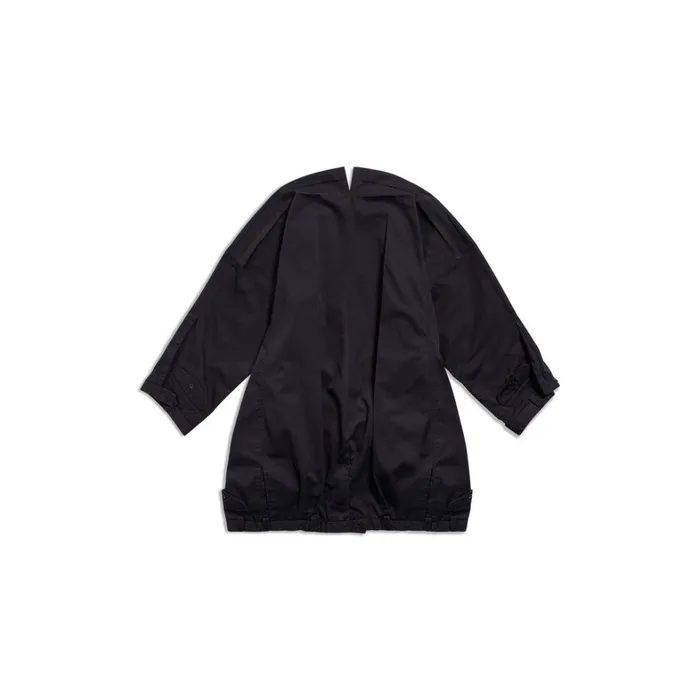 Women Dresses and Skirts Balenciaga Upcycled Long Sleeve Vareuse Dress In Dark Navy