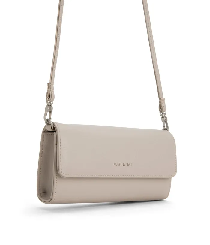 Women Drew Med Vegan Crossbody Bag 8211 Arbor Shell Matt and Nat Crossbody