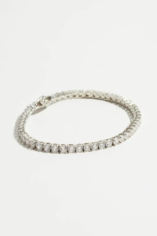 Women Dynamite Bracelets The Tennis Bracelet Grey