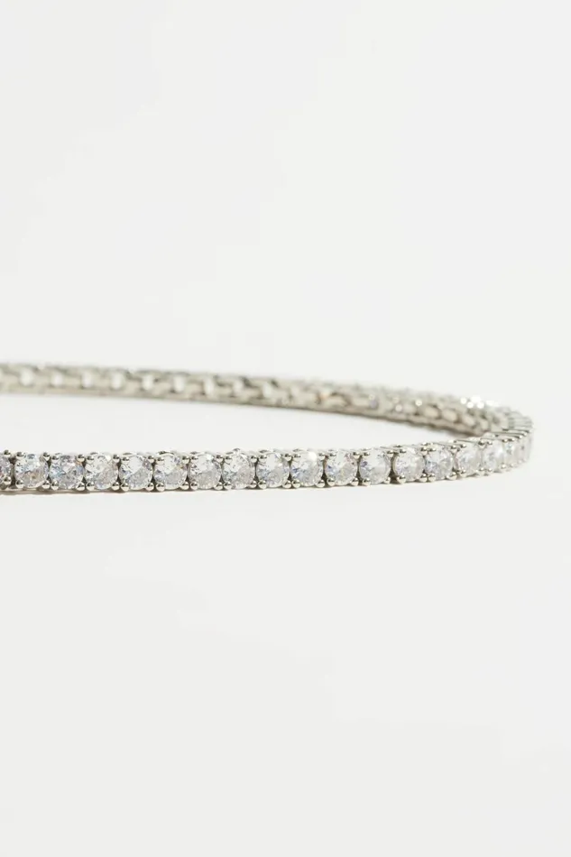 Women Dynamite Bracelets The Tennis Bracelet Grey