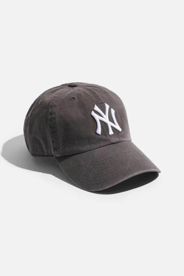 Women Dynamite Caps and Hats New York Clean Up Cap Gray